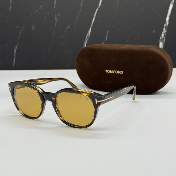NEW TOM FORD MERT TF1180 52E HAVANA MEN SUNGLASSES TOM FORD MERT FT1180 52E